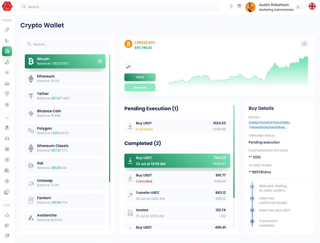 Crypto Wallet screenshot
